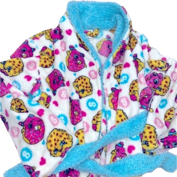SHOPKINS fluffy robe size 8 - Picture 1 of 7